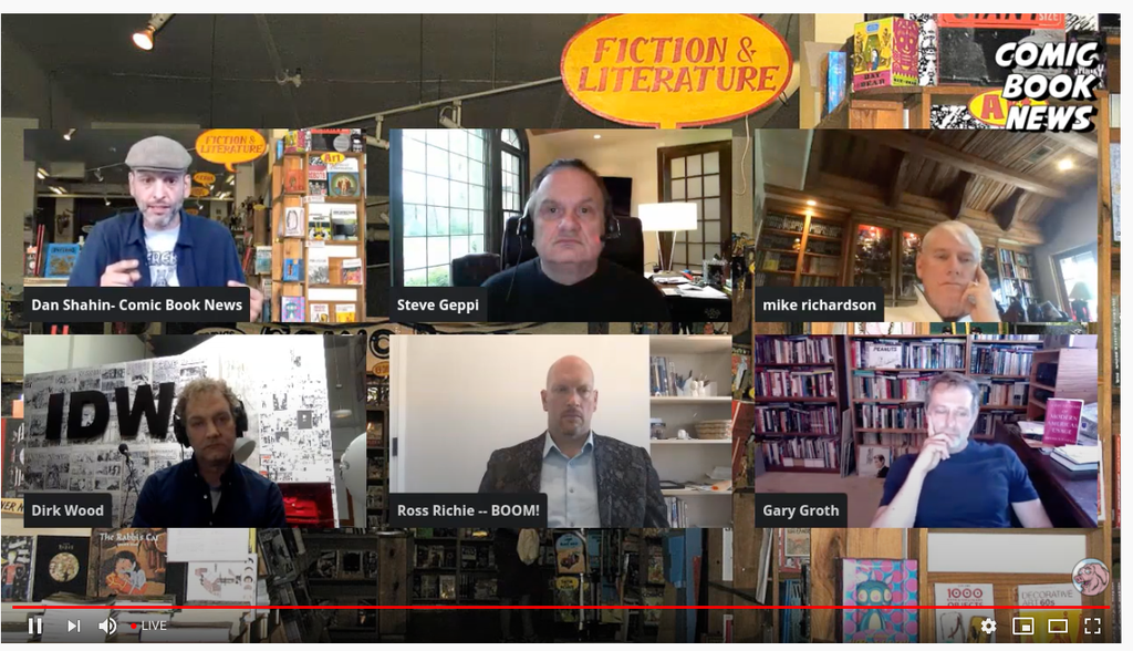 Geppi, Groth, Richardson, Richie and Wood talk the state of comics: “The industry is going to see a lot of change.”