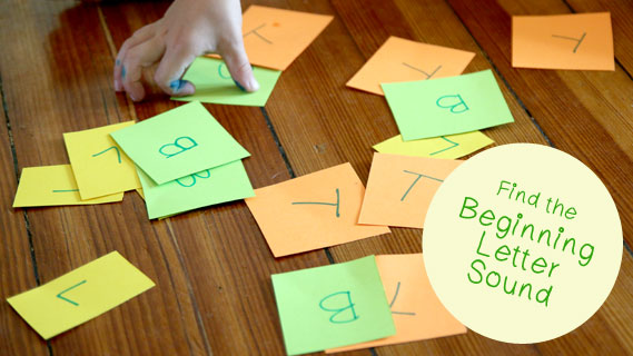 Simple Find the Beginning Letter Sound Activity