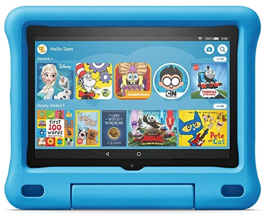 PRIME DAY 2022:  Fire HD 8" Kids 32 GB tablet, with 2-year worry-free guarantee, $69.99 on Amazon (half-price)