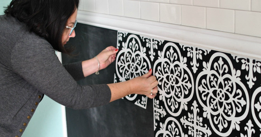 We Installed This Peel & Stick Tile for Just $50 and Love the Results!