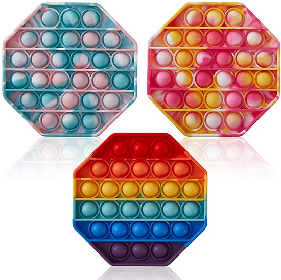 Amazon – Push Pop Bubble Fidget Sensory Toys, 3-pack – $4.99