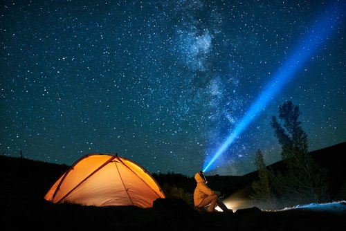 Shining the Flashlight