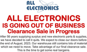 All Electronics is Going out of Business – Everything is on Clearance