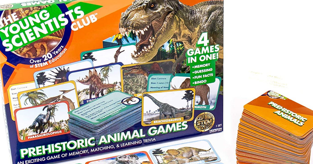 The Young Scientist Prehistoric 4-in-1 Animal Card Games Set Just $4.81 on Amazon (Regularly $10)