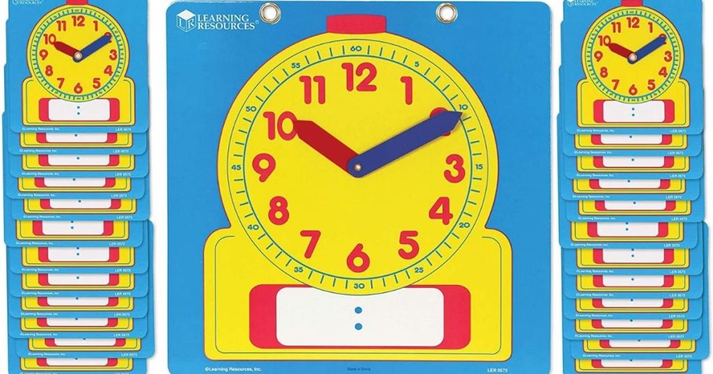 Learning Resources Dry Erase Clocks Set Only $8.94 on Amazon (Regularly $33.49)
