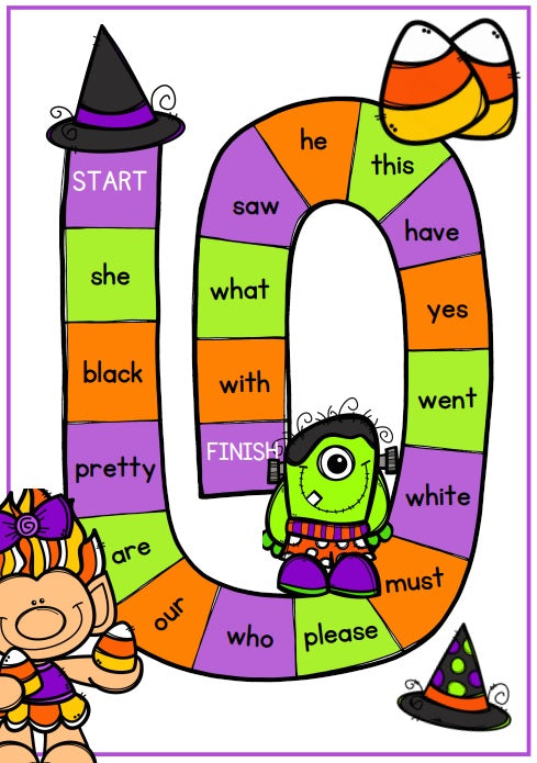 Halloween Sight Words Activity