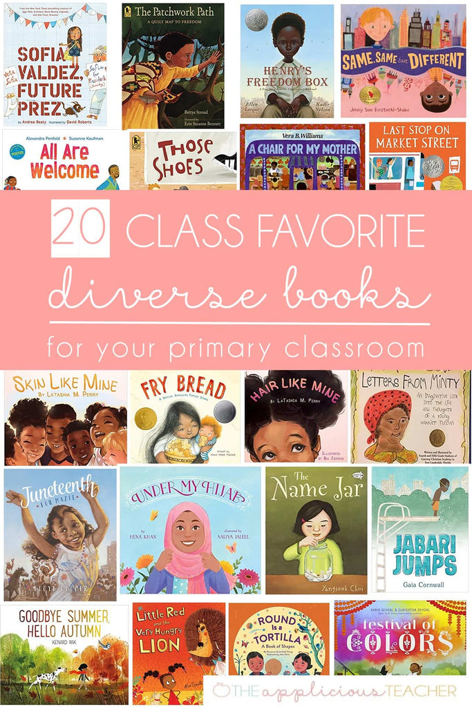 20 Diverse Books Perfect for Your 1st through 3rd Grade Library!