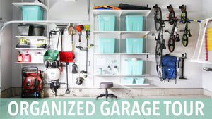 Get helpful and inspiring garage organization ideas from our organized garage tour! Snag our free Garage Organization Project Planner here: ...