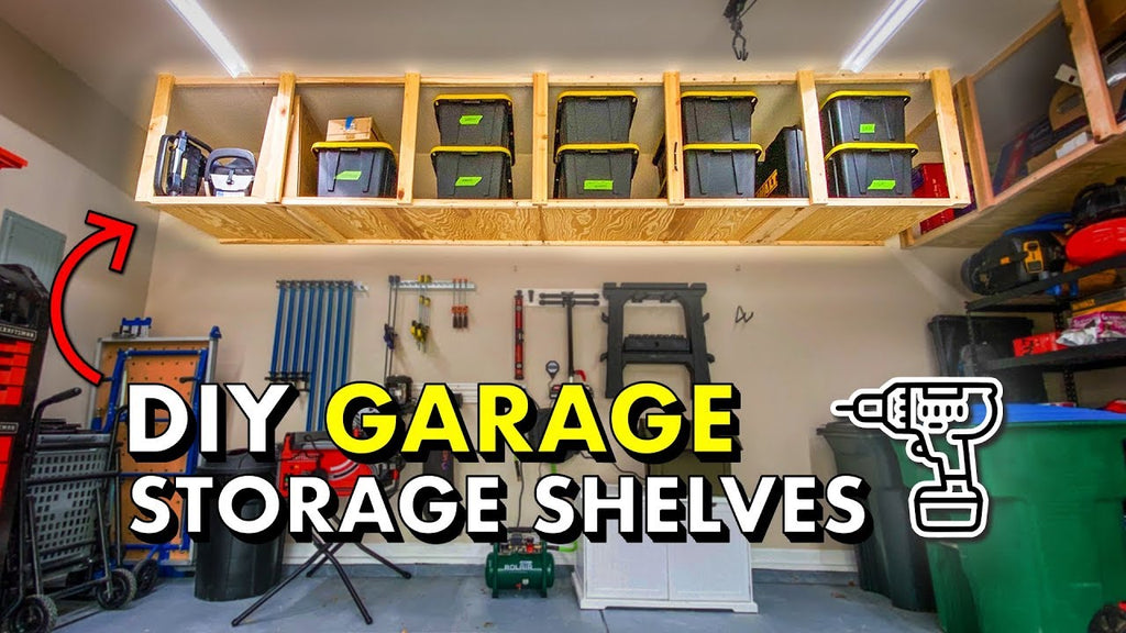 Reclaim your GARAGE w/ DIY Garage Storage Shelves 🚘 FREE PLANS! by Crafted Workshop (1 year ago)