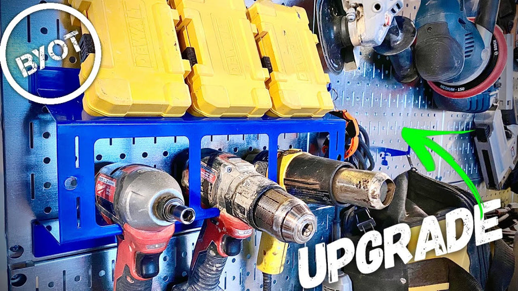 BEST DIY Garage Organization : PEGBOARD Tool Storage UPGRADE by BYOT (1 year ago)