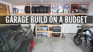 In this video I build garage shelves and a tire rack so i can clear up some space in my garage