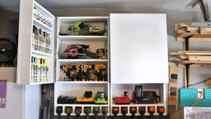How to Make a Tool Storage Cabinet with Charging Station