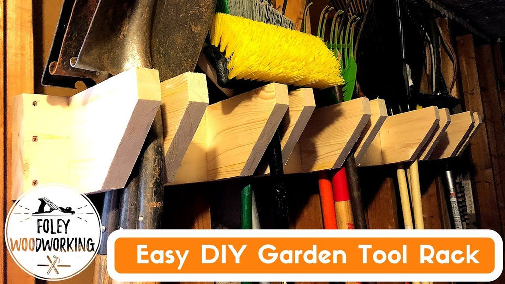 Easy DIY Garden Tools Rack by Foley Woodworking (3 years ago)