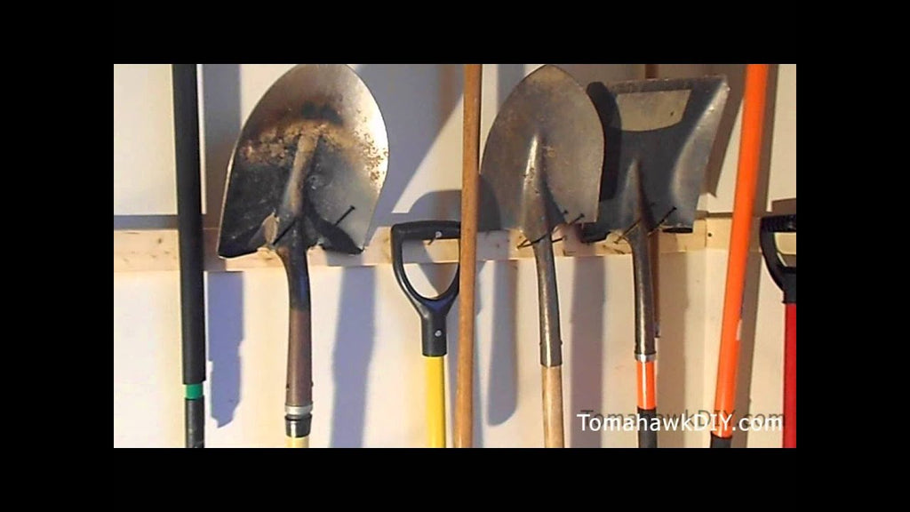 Organize Garage - Hang Tools for Cheap by Tomahawk DIY (8 years ago)