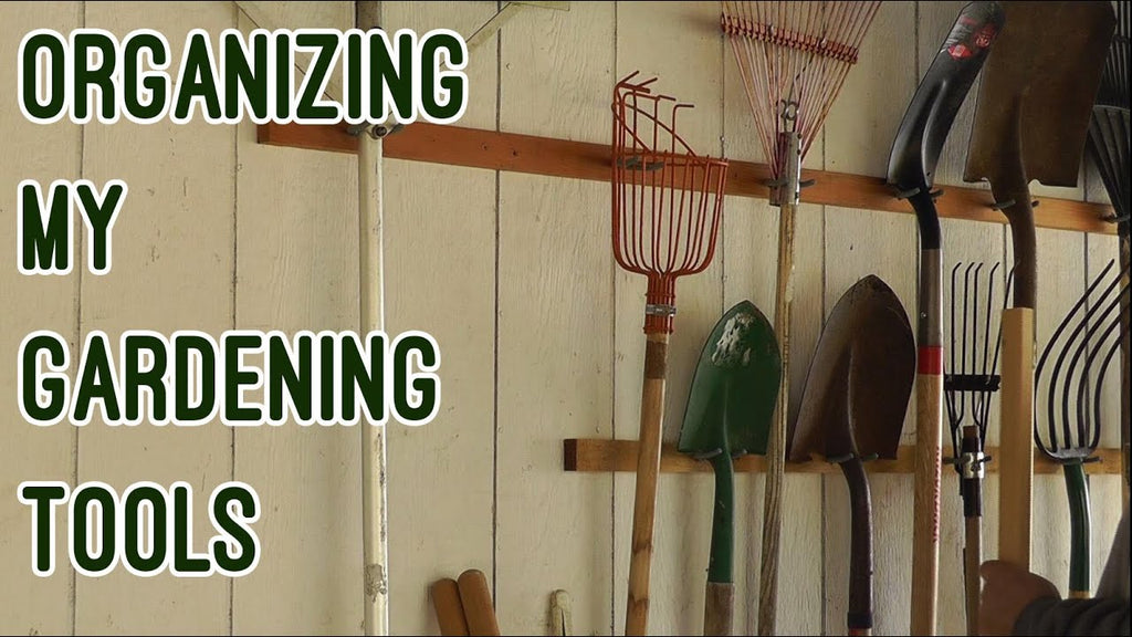 I decided my new years resolution was to organize my garden tools