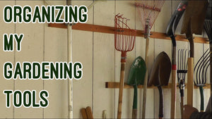 I decided my new years resolution was to organize my garden tools