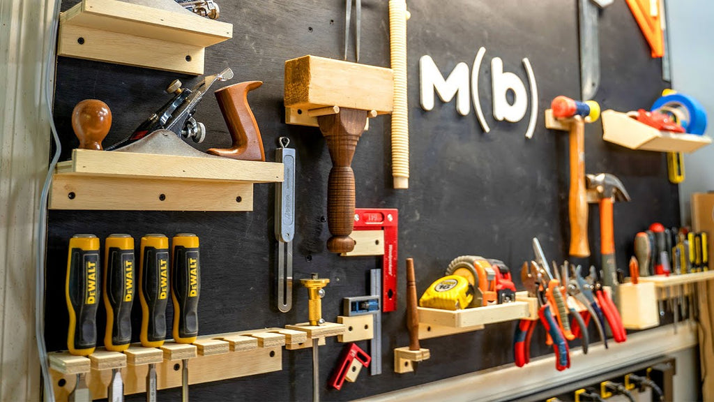 How to Make a Simple Tool Wall for a Garage Workshop by Make or Break Shop (1 year ago)