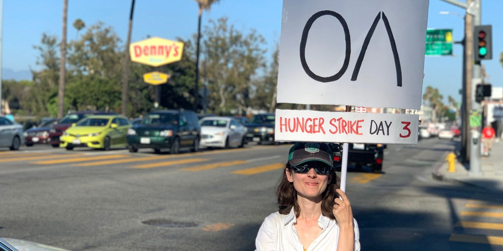 'The OA' fans are staging protests outside Netflix headquarters to save the show, and one woman is on her 4th day of a hunger strike