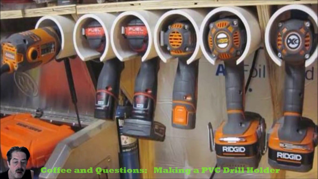 In this video I explain how to make a PVC drill holder for your garage or shop - using simple tools and inexpensive material we talk about different configurations ...