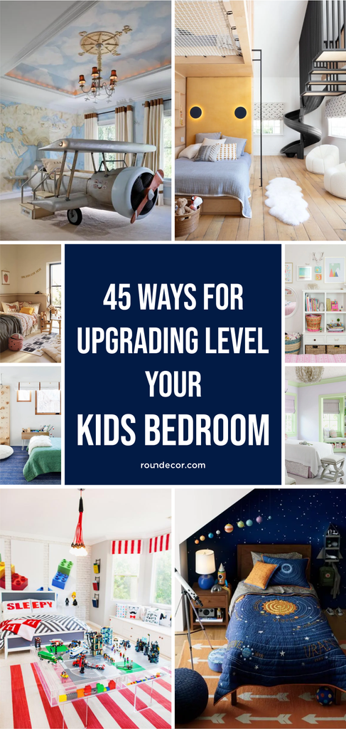 45 Ways for Upgrading Level Your Kids Bedroom