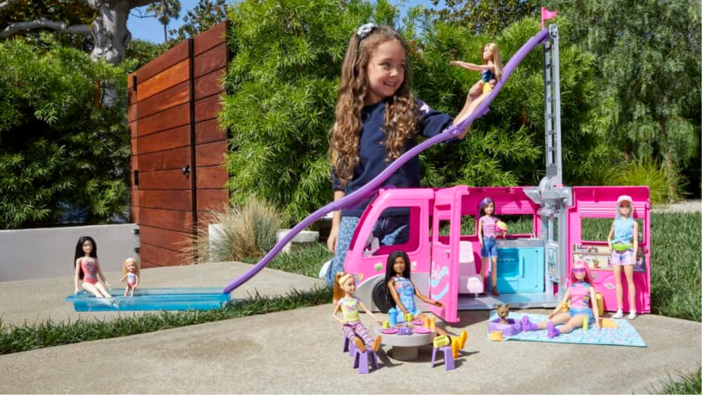 Save up to 50% on toys at Walmart, including a Barbie Dream Camper for $64