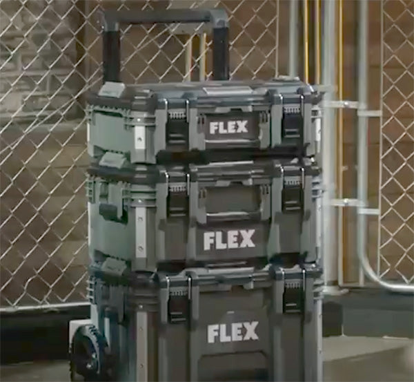 Flex Brings Pro Modular Tool Boxes to Lowe’s with Stack Pack