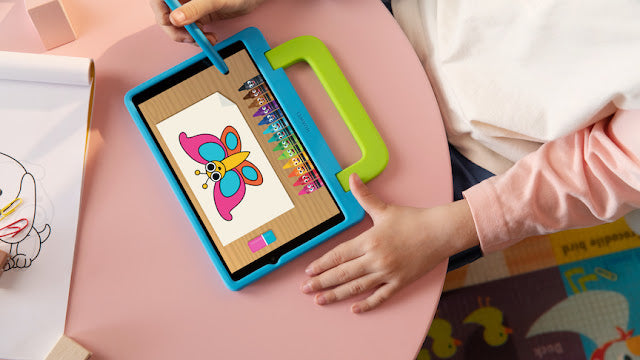 The HUAWEI MatePad T8 Kids Edition comes with a beautiful Kids Case