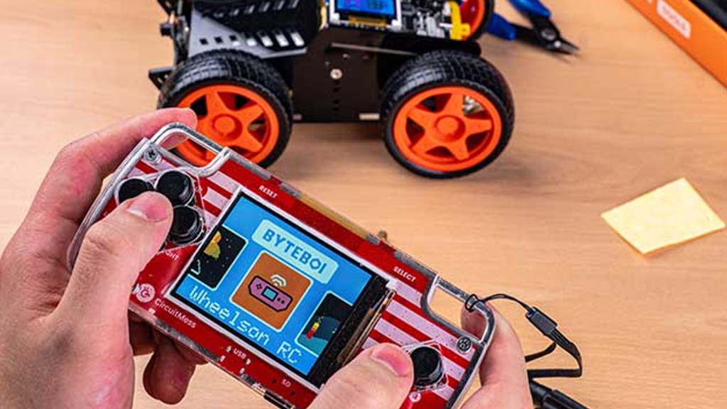 Learn coding and electronics while having fun with this DIY game console on sale