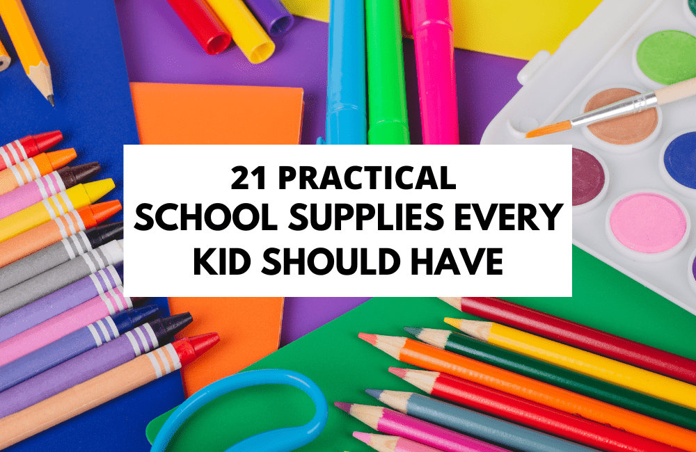 21 Practical Back To School Supplies Every Kid Should Have