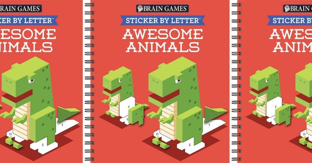 Brain Games Awesome Animals Sticker Book Only $3 on Amazon (Regularly $9)