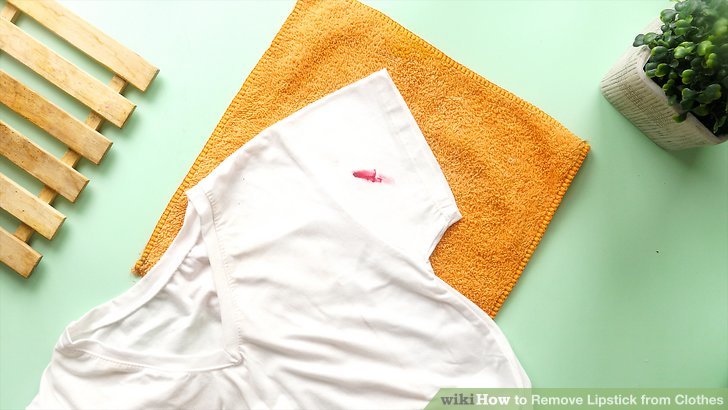 How to Remove Lipstick from Clothes