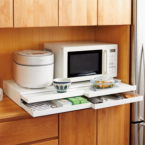 23 Genius Microwave Racks That Saving-space Ideas