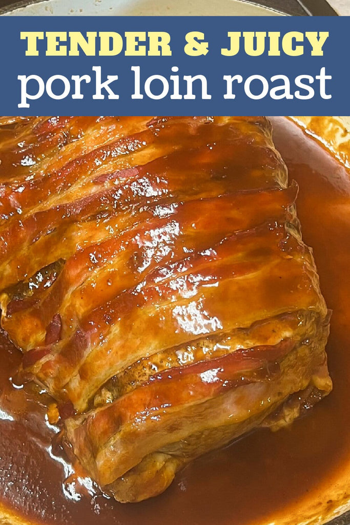 Saucy Bacon-Wrapped Pork Loin Roast