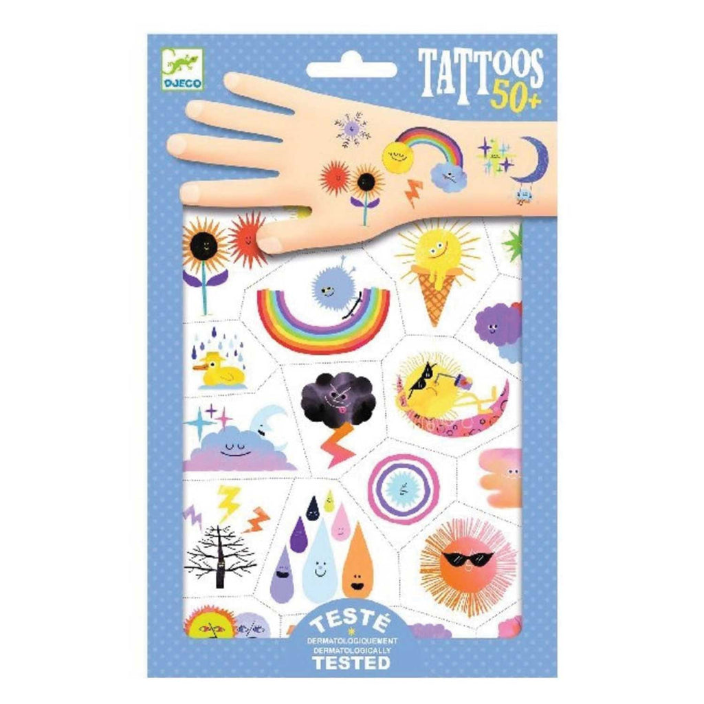 Weather Emojis - Temporary Tattoo