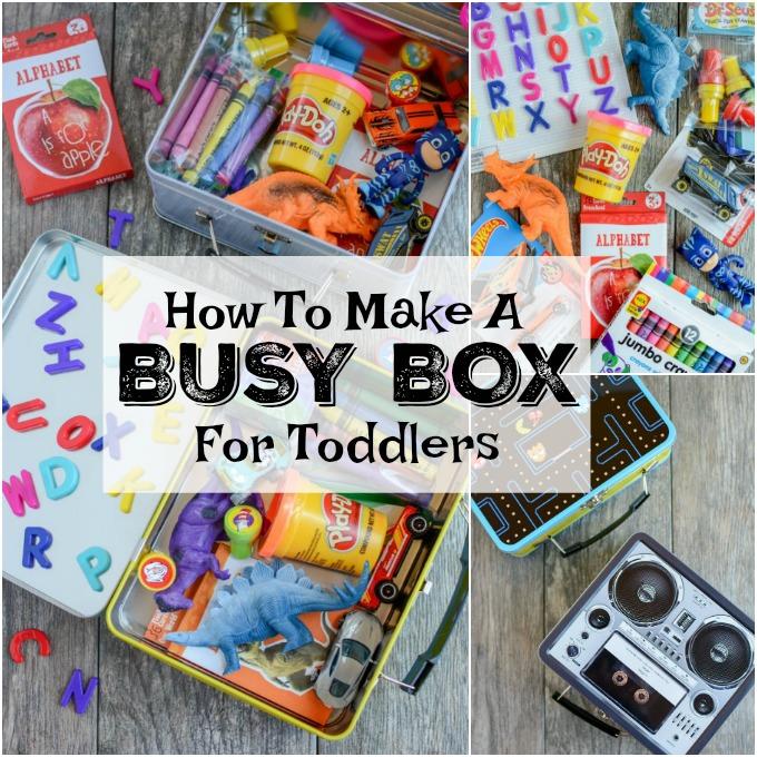 How To Make A Busy Box For Toddlers