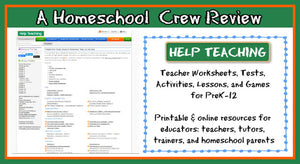 HelpTeaching.com (A Homeschool Crew Review)