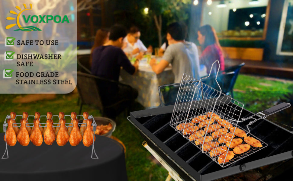 Grill Basket and Rack Set $15.99 {Regularly $34.99}!