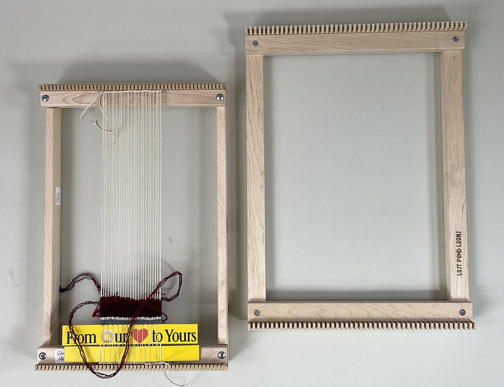 Tapestry weaving on a budget