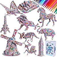 Max Fun 10-Pack 3D Coloring Puzzles Set only $5.39