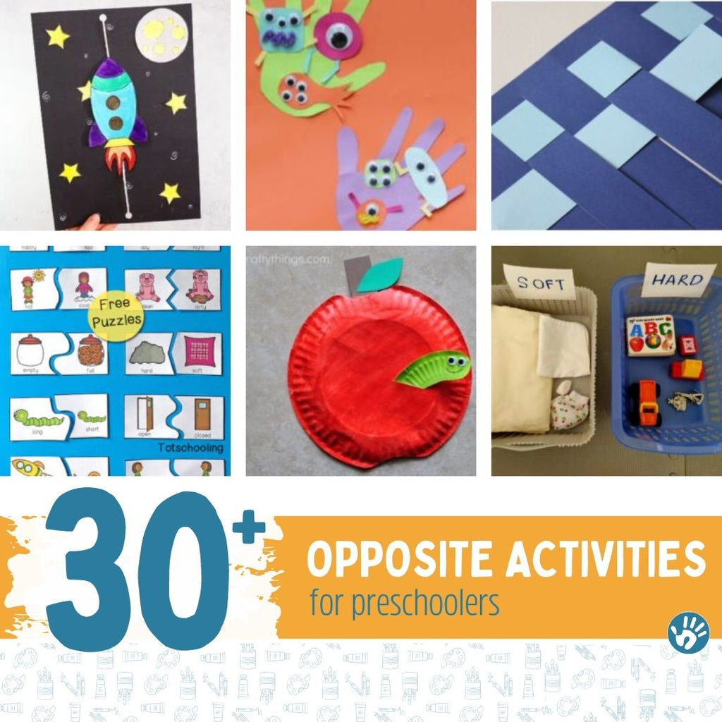 30+ Opposite Activities for Preschoolers to Help with Directions, Feelings & More!