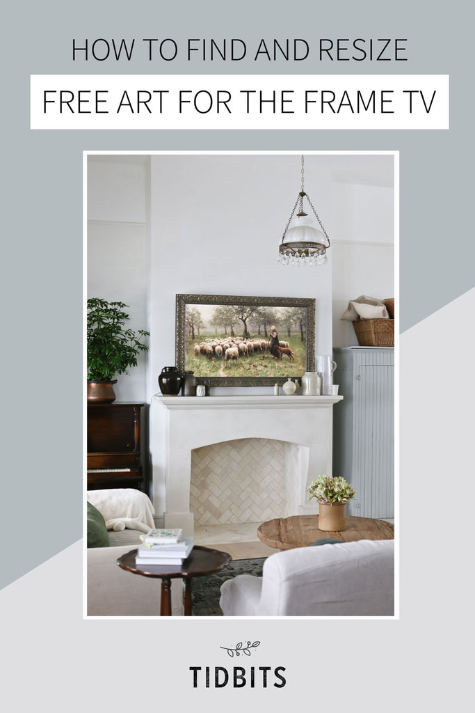 How to Resize and Find Free Art for the Frame TV