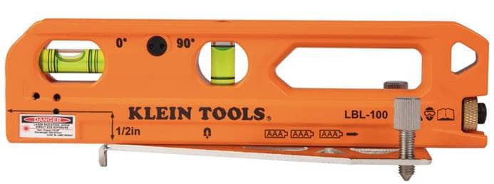 Klein Tools Laser Line Bubble Level LBL100