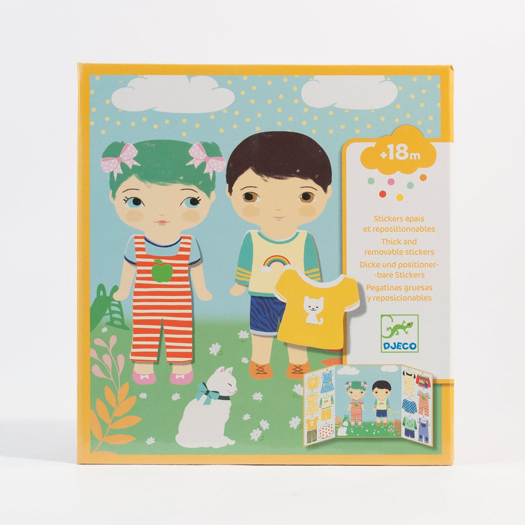 Clothes Reusable Sticker Set