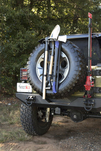 Spare Tire Tool Rack System by Rugged Ridge (Universal Spare Tires)
