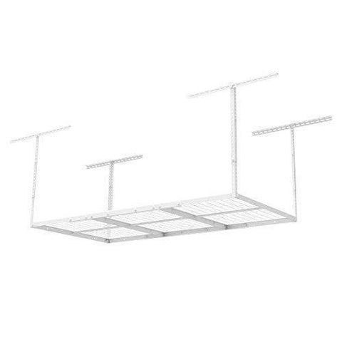 Try fleximounts 2 pcs 3x6 overhead garage adjustable ceiling storage rack 72 length x 36 width x 40 height 2 rack package white