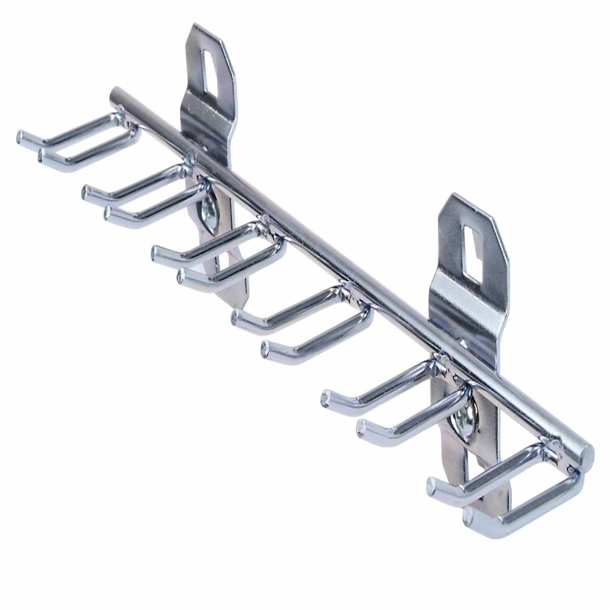 Triton Products 56660 LocHook 8-1/8-Inch Width with 3/4-Inch I.D. Zinc Plated Steel Multi-Prong Tool Holder for LocBoard