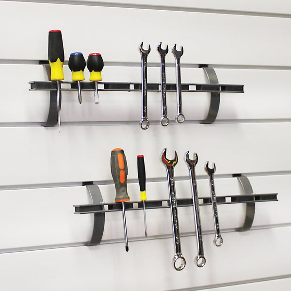 Proslat 11007 Magnetic Tool Holder Designed for Proslat PVC Slatwall, 2-Pack
