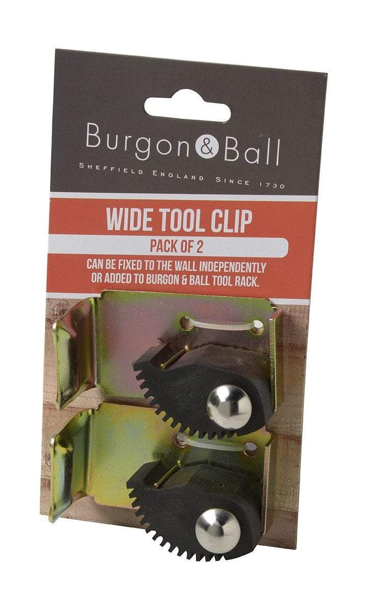 BURGON & BALL  |  Wide Tool Clips - 2 Pack